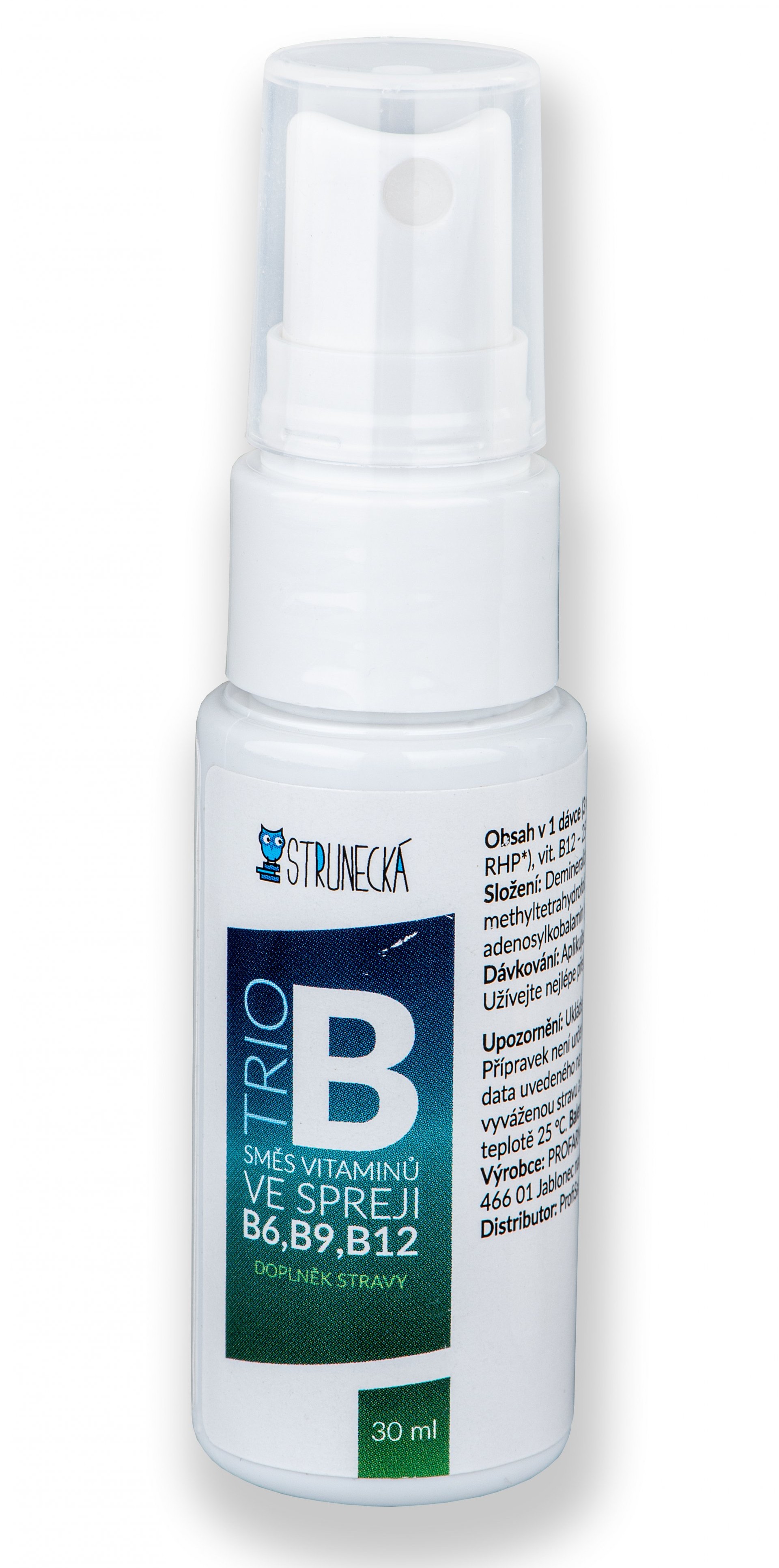 STRUNECKÁ Trio B – vitamin B6 + B9 + B12 ve spreji